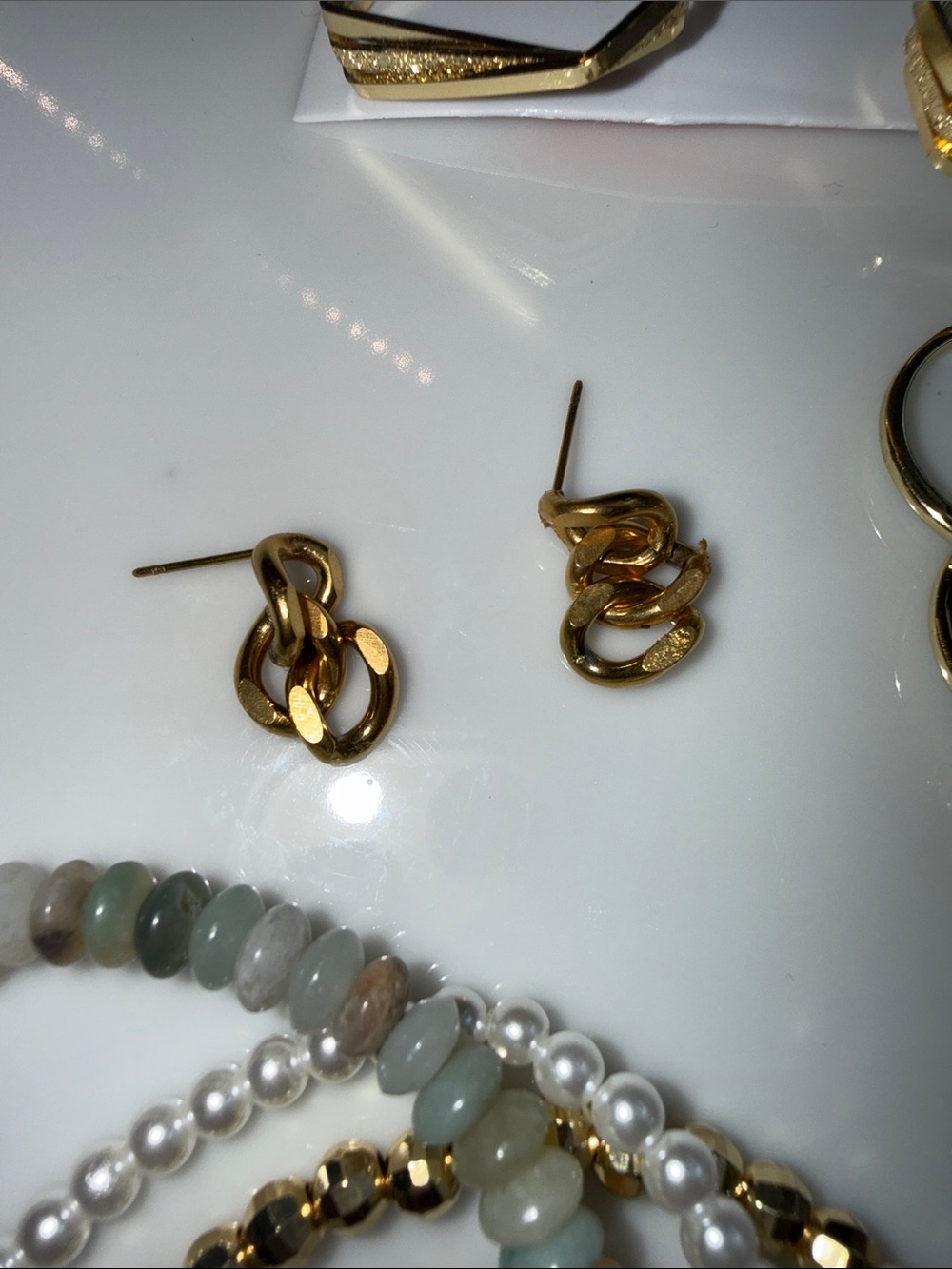 Nordstrom Bundle, Savvy Cie earrings, Multi-Charm Layered Necklace - Picture 6 of 7
